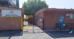 West gate entrance to Key Essentials and Oak Tree Learning Center on weekdays and Straight Up AA on Saturdays